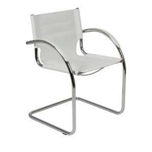  Italmodern   Dante Leather Sled Guest Chair 38