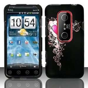 HTC Evo 3D (Sprint) Rubberized Design Case Cover Protector 