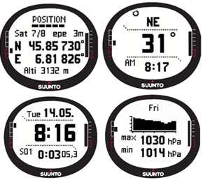 Suunto X9 Wrist Top Computer with GPS, Compass, Barometer, Thermometer 