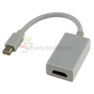 Mini Display Port HDMI Adapter+6 Cable For Macbook Pro  