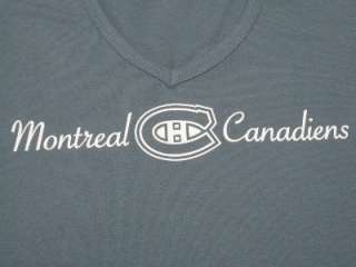 Montreal Canadiens Womens T Shirt V Neck Jersey Sm XL  