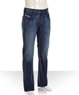 Diesel medium blue denim Timmen straight leg jeans