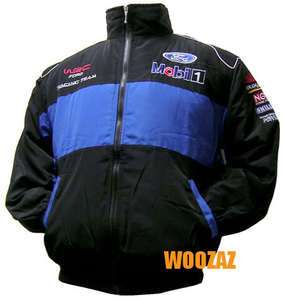 FORD WRC RALLY MUSTANG NASCAR GT Racing Jacket Blue XXL  