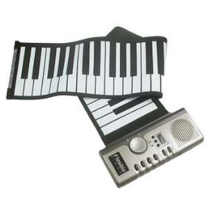  Portable 61 Key Roll Up Soft Keyboard Piano MIDI: Musical 