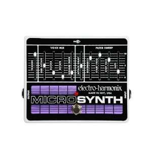   Electro Harmonix MicroSynth Synthesizer Pedal Musical Instruments