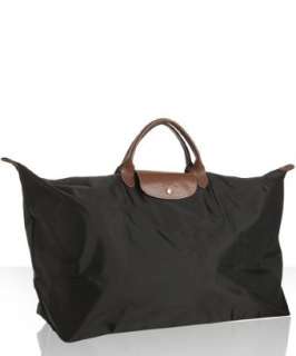 Longchamp black nylon Le Pliage XL folding travel tote   up 