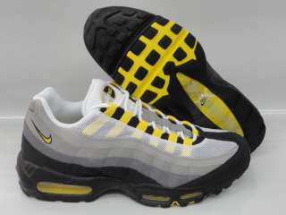 Nike Air Max 95 Grey Yellow Sneakers Mens Size 13  