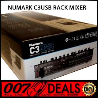 Brand New Numark C3USB 19 5 Channel Pro DJ Mixer USB  