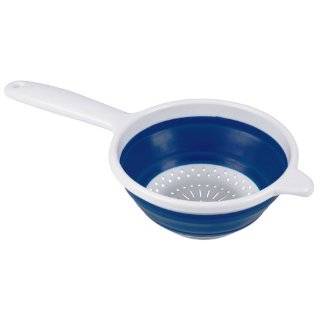 Progressive International 1 1/2 Quart Collapsible Hand Strainer, Blue 