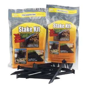   12190 Landscape Edging Plastic Stakes, 9 Pack Patio, Lawn & Garden