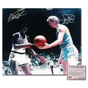 Magic Johnson and Larry Bird  NCAA Final Four  16x20 Autographed 