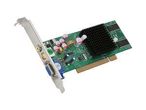   GeForce MX4000 128MB 64 bit DDR PCI Low Profile Ready Video Card