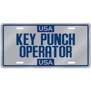  New  Usa Key Punch Operator  License Plate Occupations 