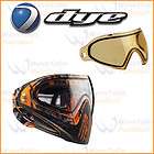 Dye i4 Thermal Paintball Goggles Mask Tiger Orange + HD