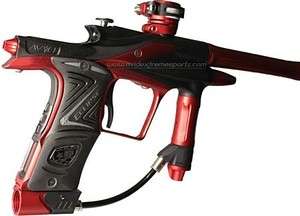   Ego11 Paintball Gun   AES Storm Edition   Black / Red Parts  