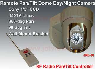 Day/ Night CCD C o l o r Dome Camera with Remote Pan/Tilt Control