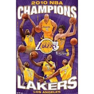 (22x34) Los Angeles Lakers 2010 NBA Basketball Champions 