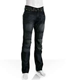 Pratt denim night rider custom wash BSA motorcycle jeans   