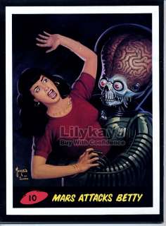MARS ATTACKS Betty BETTIE PAGE PIN UP Wally Wood TOMMY SANDS Outre 7 