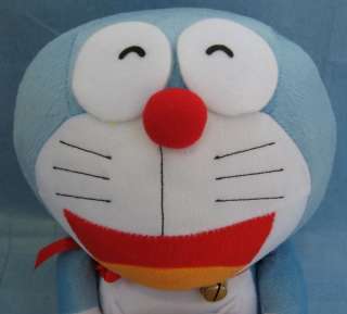 doraemon manga tomy nintendo blue cat stuffed toy with hamburger