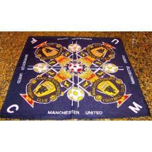 Manchester United Football Club Bandana Soccer Fc Blue:  