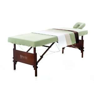 Microfiber Massage Table Sheet 3 Piece Set, White (BD6100W 