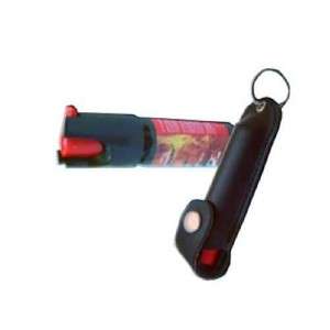   ounce Can Self Defense Pepper Spray with Carry Case (Black) new  