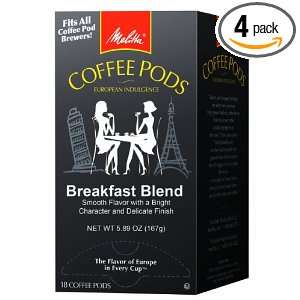 Melitta OneOne Java Pods,Breakfast Blend Coffee, 18 Count Pods (Pack 
