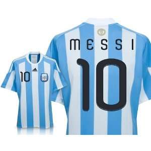  Adidas official Messi #10 Argentina Home soccer jersey 
