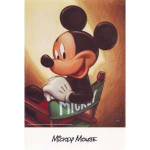  Mickey Mouse Directors Chair   Poster by Walt Disney 