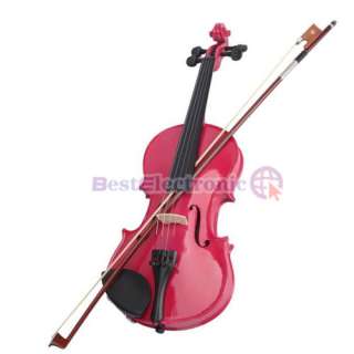 Perfect Spruce Acoustic 4/4Violin Pink 100% Handmade High Quality 