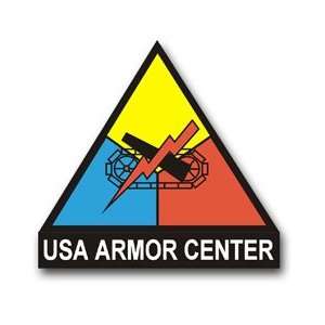 United States Army Armor Center Unit Crest Decal Sticker 3 