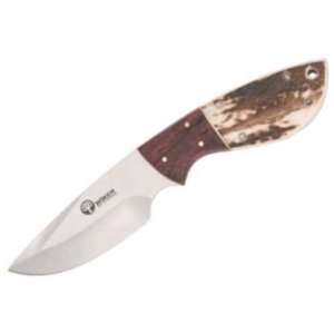  Boker Knives 538HEX Hunter Fixed Blade Knife with Stag 