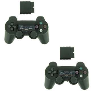 2x Wireless Shock Controller for Sony Playstation 2 PS2  