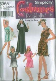   Simplicity Adult Halloween Costume Sewing Pattern Includes Plus Size