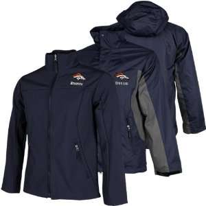  Denver Broncos Mountain Trek System Full Zip Jacket   Navy 