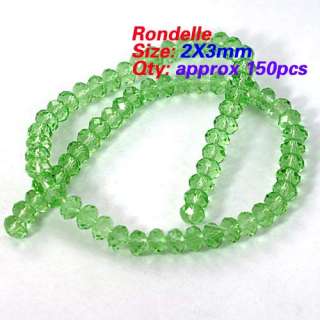 r0644 3*2mm About 150pcs Cyan Jewelry Make DIY Crystal Faceted 