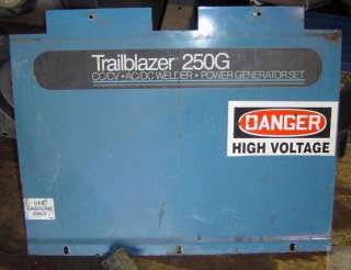 Miller Trailblazer 250G CC/CV AC/DC Welder Power Generator Set  
