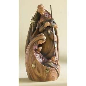  Set of 2 Driftwood Holy Family Christmas Nativity Figures 