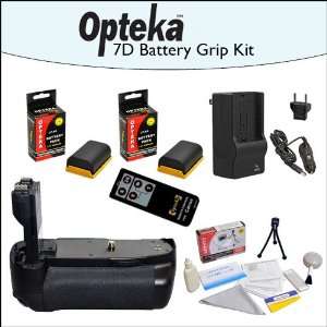 com Opteka Battery Pack Grip / Vertical Shutter Release with 2 Opteka 