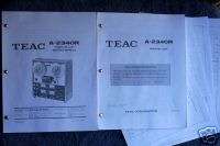 TEAC A 2340R Reel to Reel Service Manual pdf. on CD ROM  