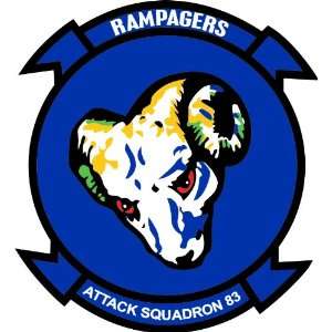  US Marine Attack Squadron 83 Rampagers Decal Sticker 5.5 