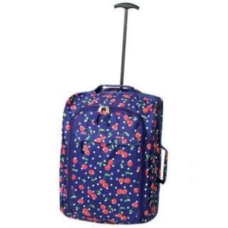 Ryanair Easyjet Cabin Approved Carry On Hand Luggage Cherry Suitcase 