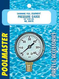 Swimming Pool Filter System Standard Pressure Gauge  