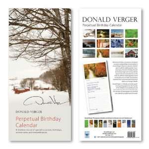 Verger Perpetual Birthday Anniversary Remembrance Photography Calendar 