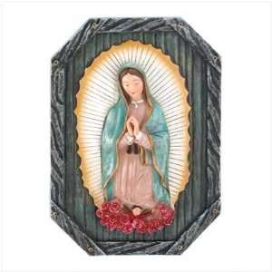   Of Guadalupe Religious Faux Wood Wall Plaque Decor