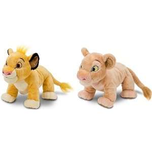   King 13 Simba and Nala Plush Stuffed Animal Toy Set Toys & Games
