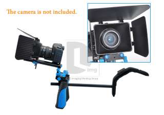 DSLR/VCR Rig Movie Kit Shoulder Mount with Matte Box For Camera DV HD 