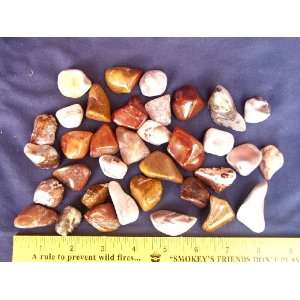   Assortment of Polished Semi Precious Gem Stones, 6166 