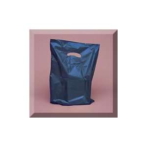   12 X 15 Navy Premium Plastic Merchandise Bag
